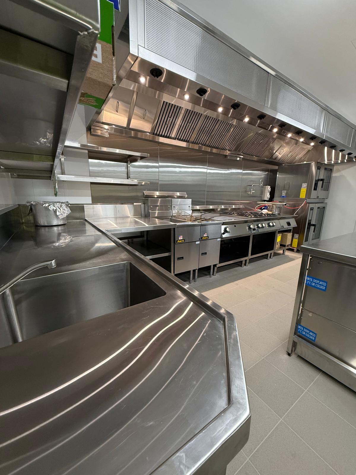 Commercial cookline gas & water — Gas Fitting plumbing job in Albion Park by a licensed Shellharbour plumber