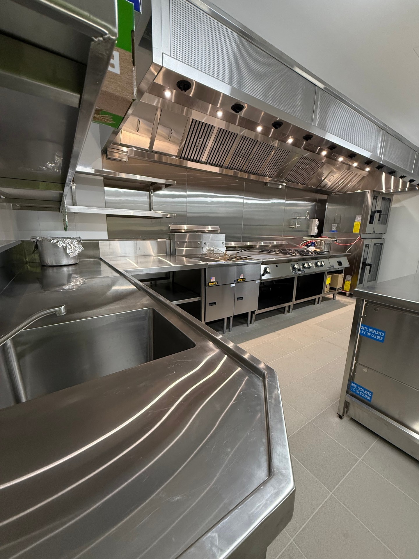 Commercial kitchen gas & water fit-off — Commercial Plumbing plumbing job in Shellharbour by a licensed Shellharbour plumber