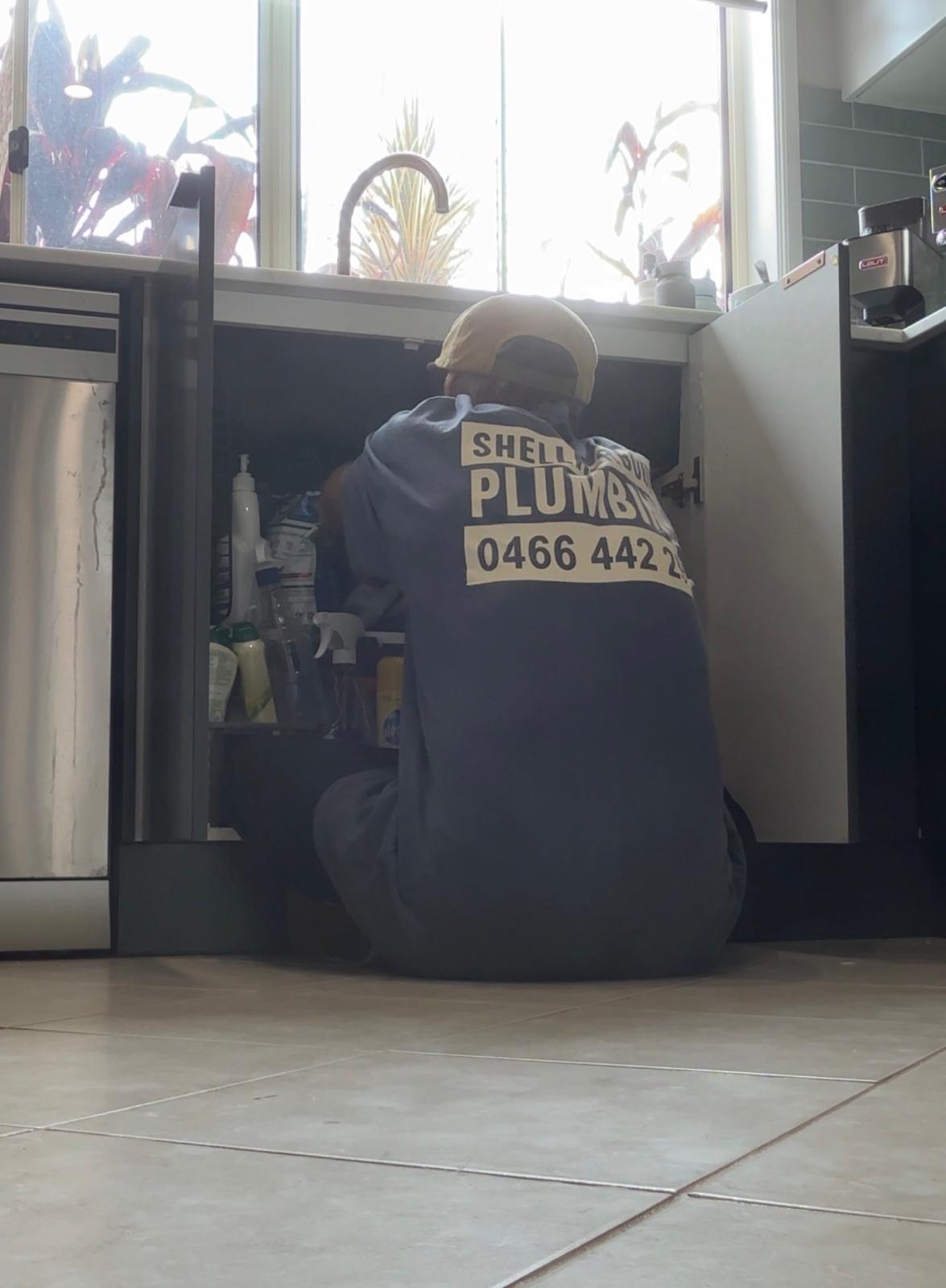 On the tools — kitchen sink waste repair — plumbing work completed in Shellharbour by Shellharbour Plumbing (licensed Illawarra plumber)