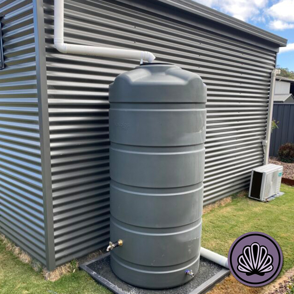 Rainwater Tank Installation — plumbing work completed in Oak Flats by Shellharbour Plumbing (licensed Illawarra plumber)