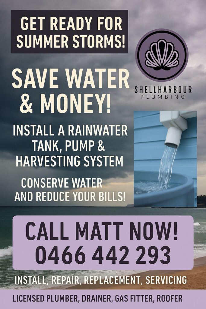 Rain Water Tank Installation Wollongong
